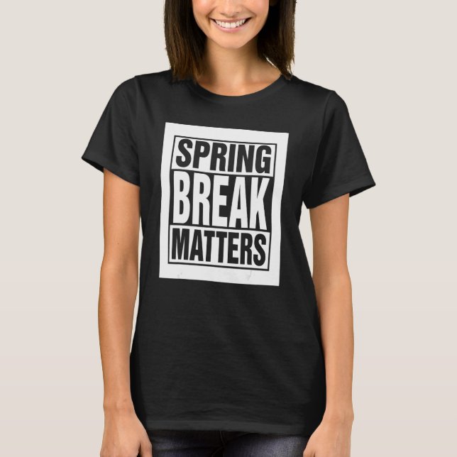 Camiseta Spring Break Senior Class Student School Trip Flor (Anverso)