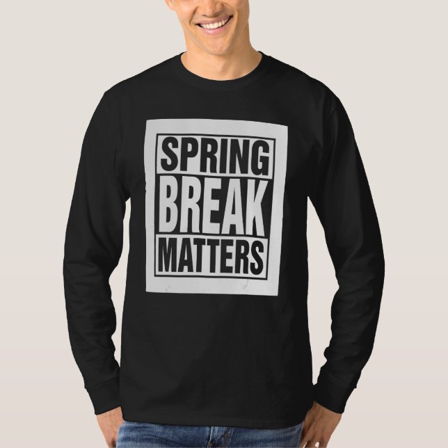 Camiseta Spring Break Senior Class Student School Trip Flor (Anverso)