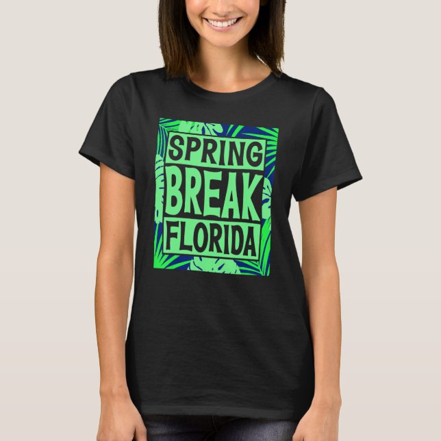 Camiseta Spring Break Senior Class Student School Trip Flor (Anverso)