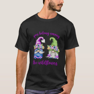 Camiseta Spring Gnome You Belong Among The Wildflowers