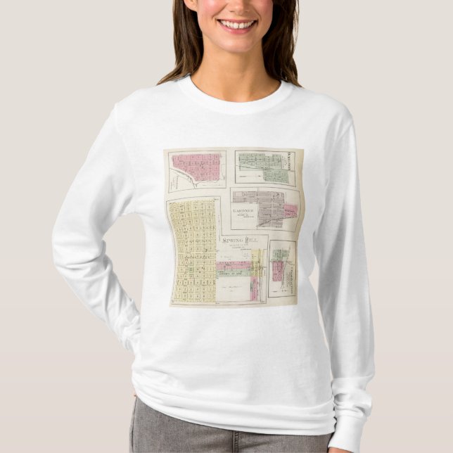 Camiseta Spring Hill, Edgerton, Ocheltree, Gardner, Kansas (Anverso)