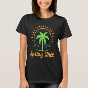 Camiseta Spring Hill Florida Vacation Beach Tropical