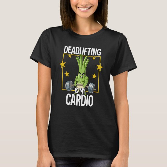 Camiseta Spring Onion Gym Weight Training Deadlift  1 (Anverso)