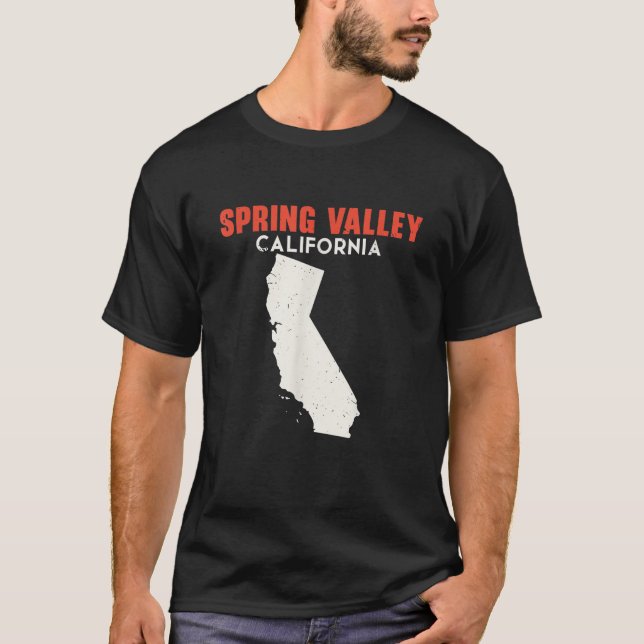 Camiseta Spring Valley California EE. UU. (Anverso)