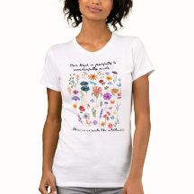 Spring Wildflower Black Hair Appreciation Tee