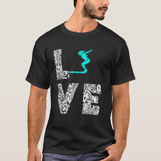 Camiseta Springboard Diving Board Love Diver Platform Divin (Anverso)
