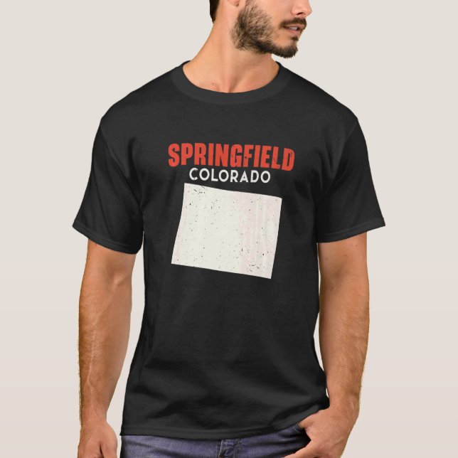 Camiseta Springfield Colorado Estados Unidos Estados Unidos (Anverso)