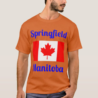 Camiseta Springfield Manitoba Canadá Estampados Elegantes