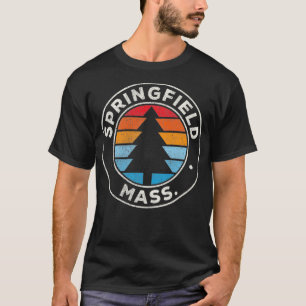 Camiseta Springfield Massachusetts MAMÁES retro gráfico vin