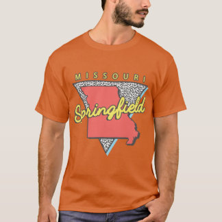 Camiseta Springfield Missouri Vintage MO City Retro Souveni