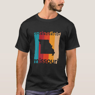 Camiseta Springfield Missouri Vintage MO Retro Cutout T Shi