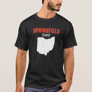 Camiseta SPRINGFIELD Ohio EE.UU. EE.UU. EE.UU. Viajes Ohio