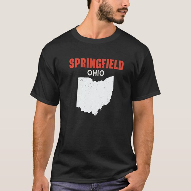Camiseta SPRINGFIELD Ohio USA State America Travel Ohioan   (Anverso)