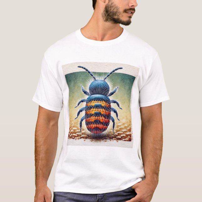 Camiseta Springtail Insect 200724IREF202 - Watercolor (Anverso)