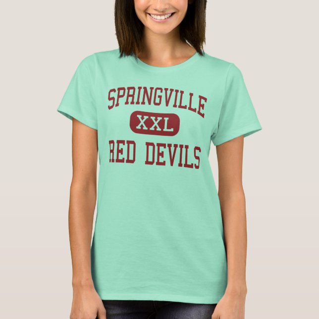 Camiseta Springville - Red Devils - High - Springville Utah (Anverso)