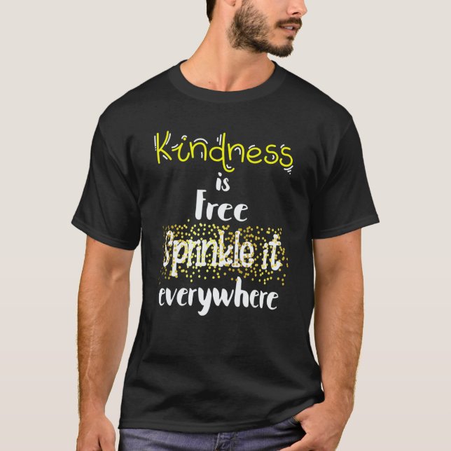 Camiseta Sprinkle Kind Orange Kindness Day Anti Bullying &  (Anverso)