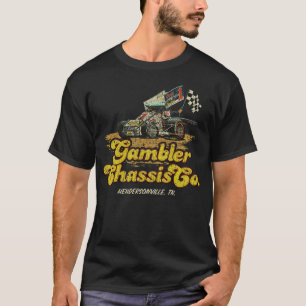 Camiseta Sprint Car Carreras Chasis de Apostador Co