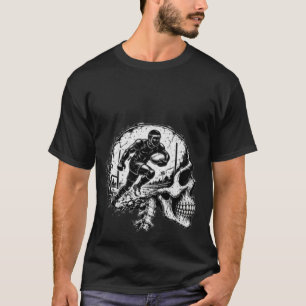 Camiseta Sprint de cráneo de rugby