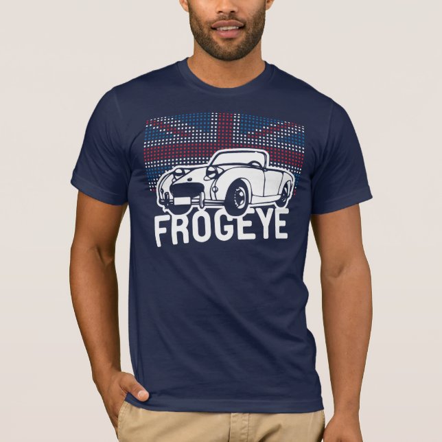 Camiseta Sprite mk1 Union Jack de Austin Healey Frogeye (Anverso)