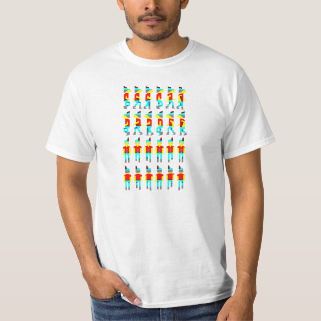 Camiseta Sprites retros (Anverso)