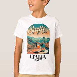 Camiseta Spritz Veneto Italia Vino Naranja Vintage Cola 2