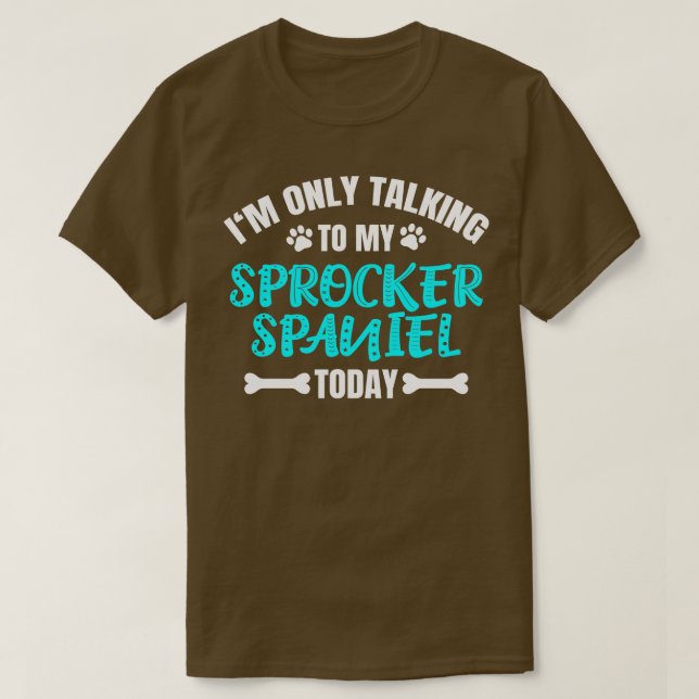 Camiseta Sprocker Spaniel 1 (Diseño del anverso)