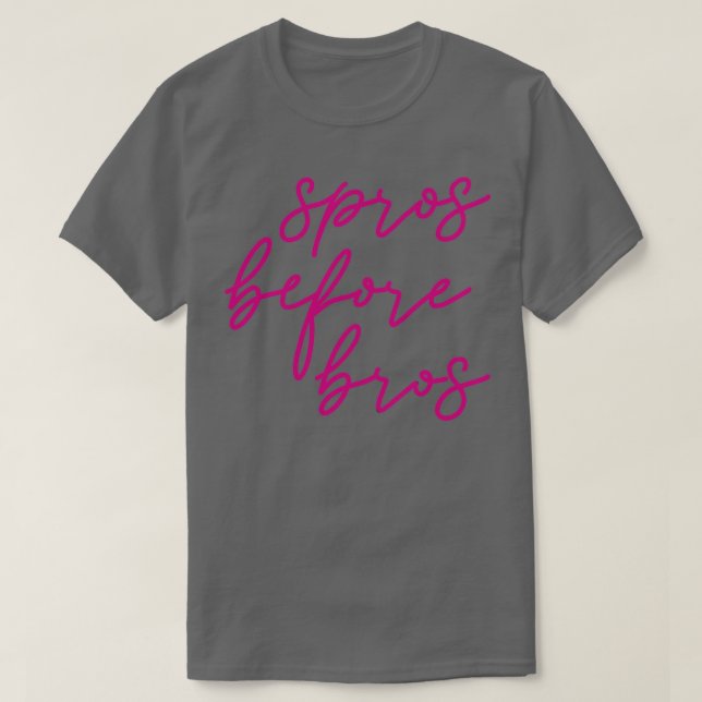 Camiseta Spros antes de bros (Diseño del anverso)