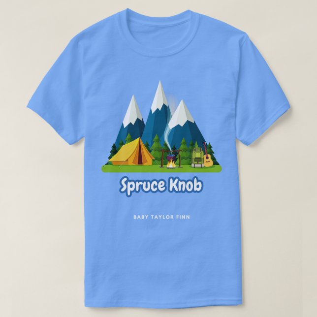 Camiseta Spruce Knob (Diseño del anverso)