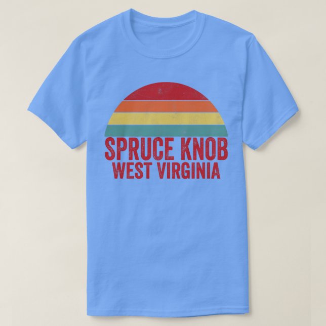 Camiseta Spruce Knob Virginia Occidental (Diseño del anverso)