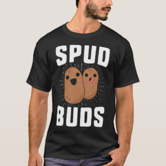 Camiseta Spud Buds Funny Potato T-Shirt Friend Team Vegetab