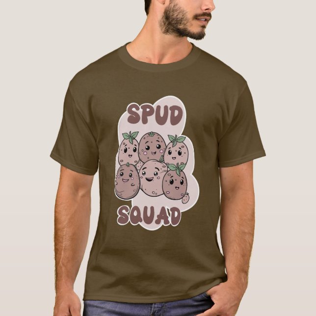 Camiseta Spud Squad divertido grupo de papa (Anverso)