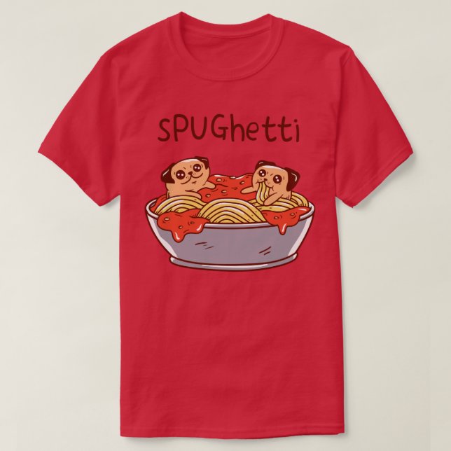 Camiseta sPUGhetti (Diseño del anverso)