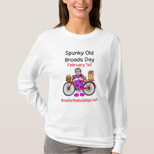 Camiseta Spunky Old Broads Day   1 de febrero  