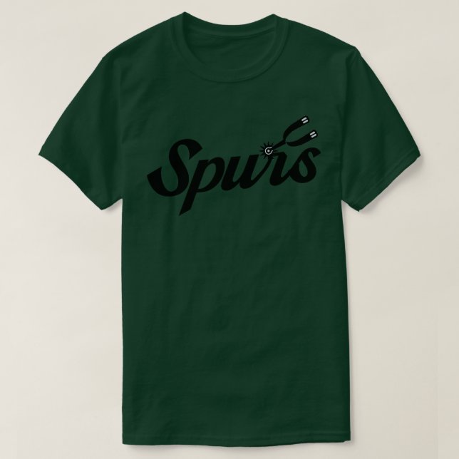 Camiseta Spurs Basketball Retro (Diseño del anverso)
