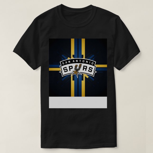 Camiseta Spurs Retro TShirt (Diseño del anverso)