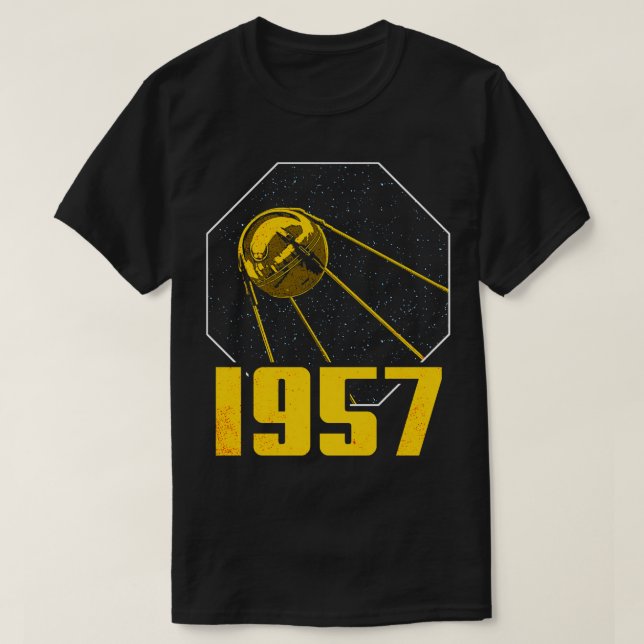 Camiseta Sputnik 1957 1 (Diseño del anverso)