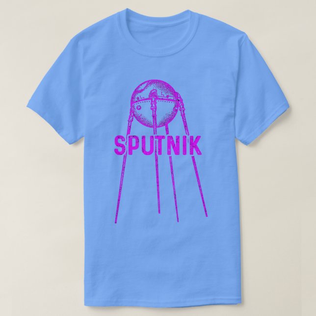 Camiseta Sputnik 1 Satélite Unión Soviética 1957 4 (Diseño del anverso)