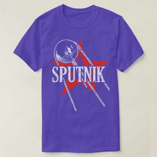 Camiseta Sputnik 1 Unión Soviética 1957 (Diseño del anverso)