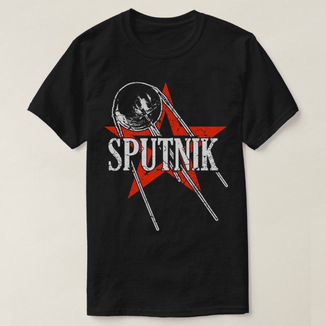 Camiseta Sputnik 1 Unión Soviética 1957 (Diseño del anverso)