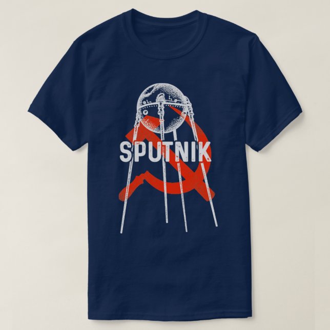 Camiseta Sputnik 1 Unión Soviética 195710 (Diseño del anverso)