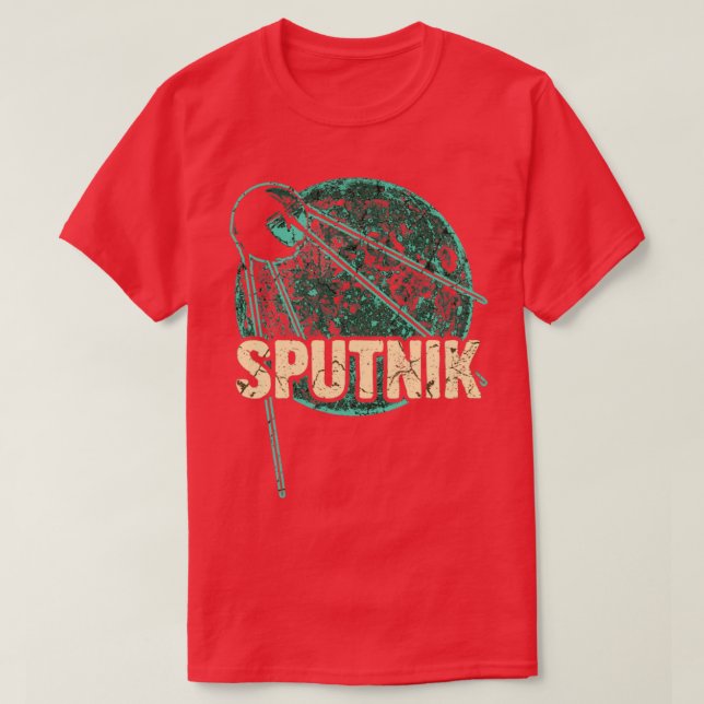 Camiseta Sputnik 1 Unión Soviética 19573 (Diseño del anverso)