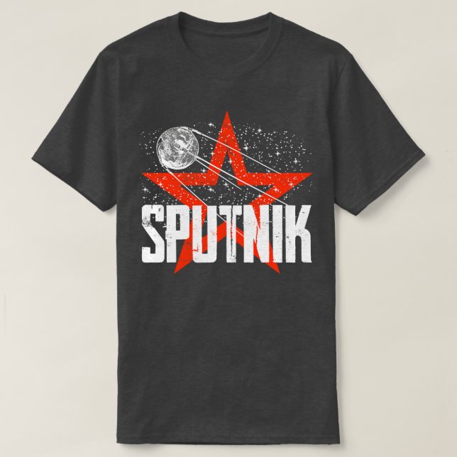 Camiseta Sputnik 1 Unión Soviética 1957 10 (Diseño del anverso)