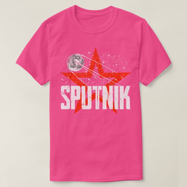 Camiseta Sputnik 1 Unión Soviética 1957 10 (Diseño del anverso)