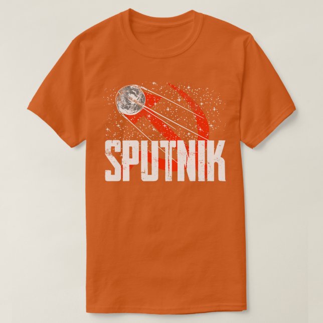 Camiseta Sputnik 1 Unión Soviética 1957 11 (Diseño del anverso)