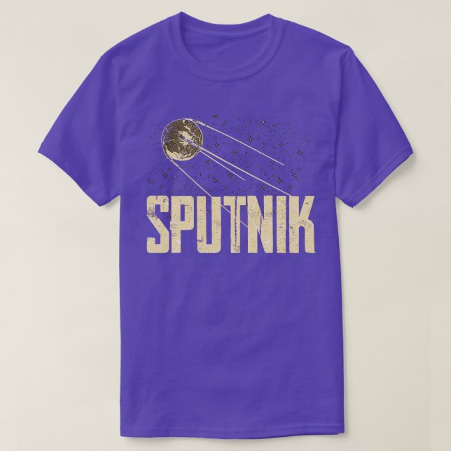 Camiseta Sputnik 1 Unión Soviética 1957 12 (Diseño del anverso)