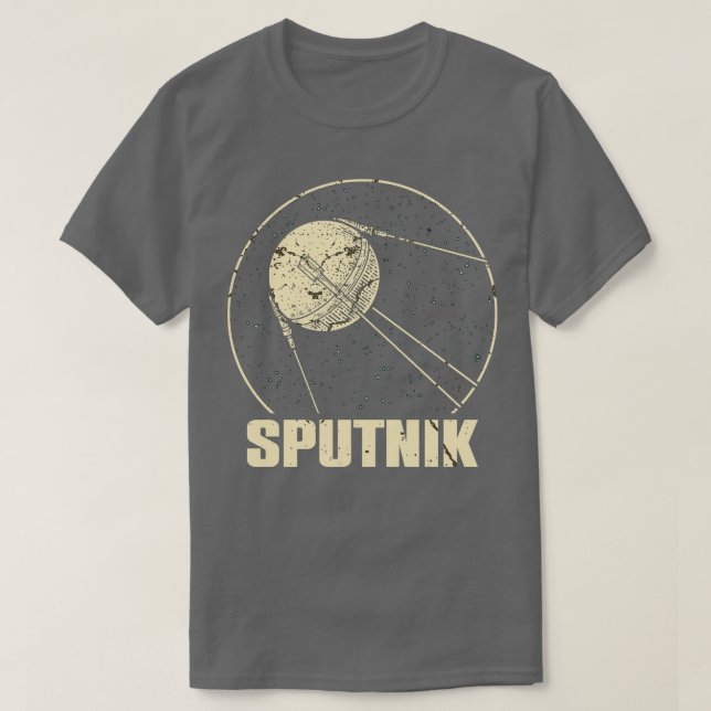 Camiseta Sputnik 1 Unión Soviética 1957 5 (Diseño del anverso)