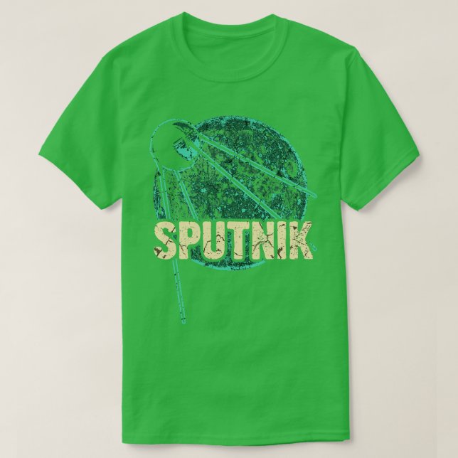Camiseta Sputnik 1 Unión Soviética 1957 7 (Diseño del anverso)