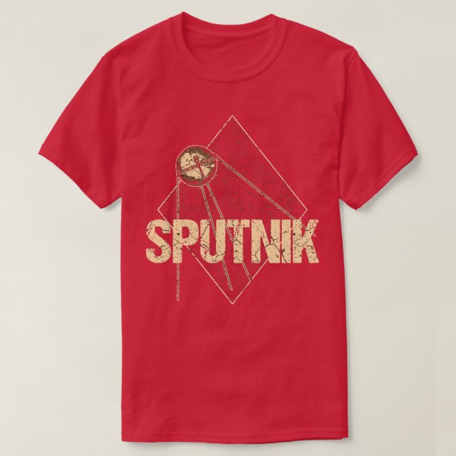 Camiseta Sputnik 1 Unión Soviética 1957 8 (Diseño del anverso)