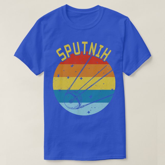 Camiseta Sputnik Retro UDSSR (Diseño del anverso)