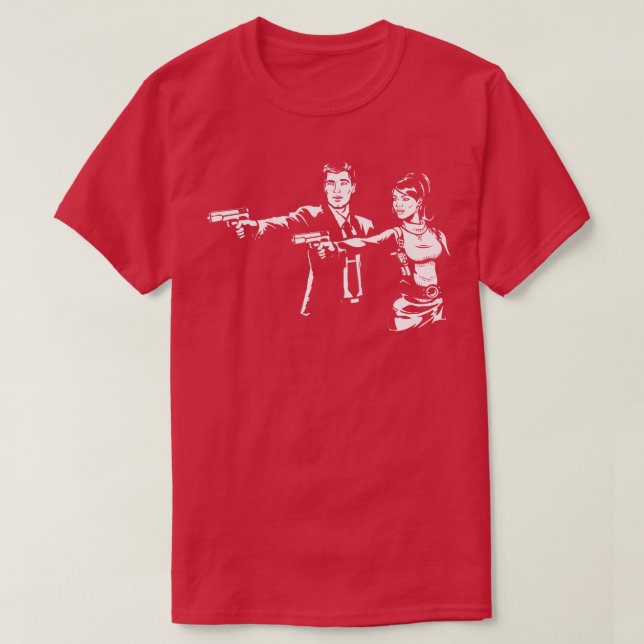 Camiseta Spy Ficción (Diseño del anverso)